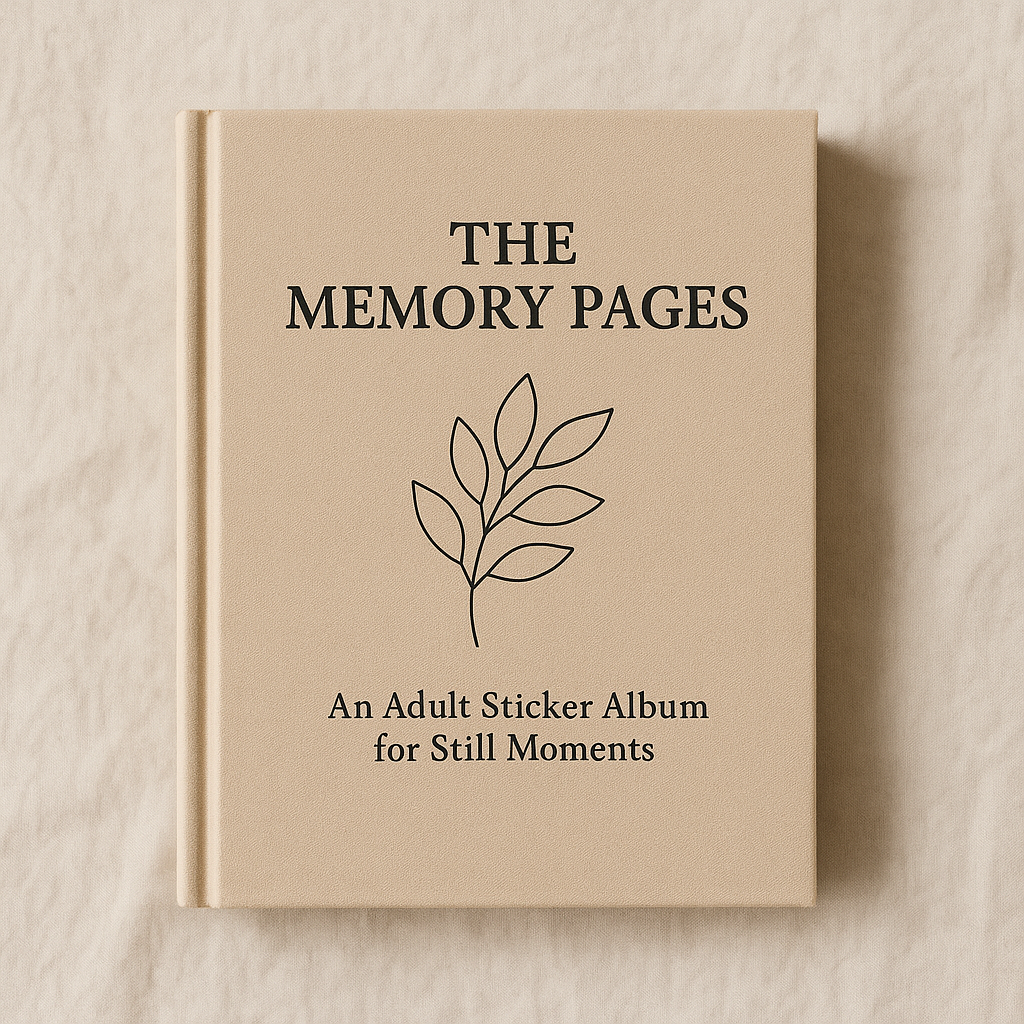 The Memory Pages – An Adult Sticker Album for Still Moments